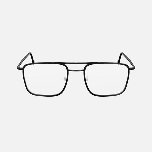 Black Double Bridge Glasses 3D Model – Modern Eyewear Asset (for Cinema 4D / Web / AR)
