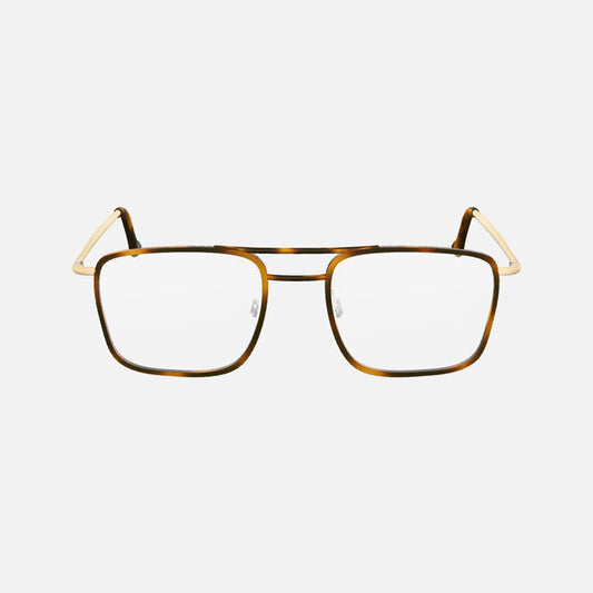 Tortoiseshell Double Bridge Glasses 3D Model – Classic Eyewear Asset (for Cinema 4D / Web / AR)